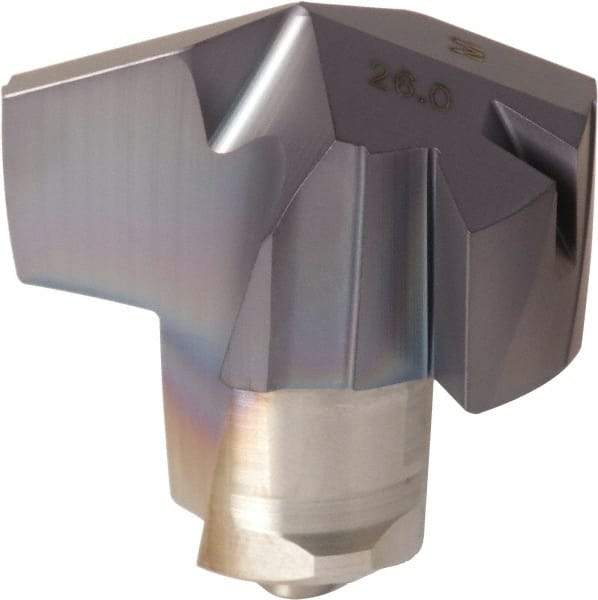Iscar - 26.01mm Diam Grade IC908 Replaceable Drill Tip - Carbide, TiAlN/TiN Finish - Industrial Tool & Supply