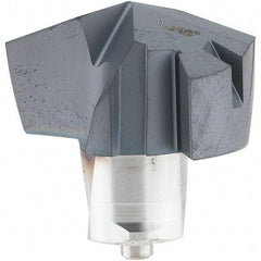 Iscar - Series ICM, 32.89mm Diam Grade IC908 Replaceable Drill Tip - Carbide, TiAlN/TiN Finish, 32 Seat Size - Industrial Tool & Supply