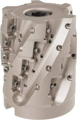 Iscar - 24 Inserts, 80mm Cut Diam, 32mm Arbor Diam, 71mm Max Depth of Cut, Indexable Square-Shoulder Face Mill - 100mm High, P290 AC.T 1806.. Insert Compatibility, Through Coolant, Series MillShred - Industrial Tool & Supply