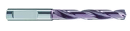 17.7mm Dia. - Carbide HP 5xD Drill-140° Point-Coolant-Firex-Notch Shank - Industrial Tool & Supply