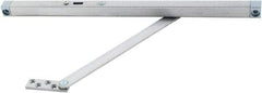 GLYNN-JOHNSON - 39" OAL x 23-3/4" Wide, 195 Lb Capacity, Stainless Steel Lid Stay - Center, 1/2" Mounting Hole Diam, 110° Max Opening, Satin Stainless Steel - Industrial Tool & Supply