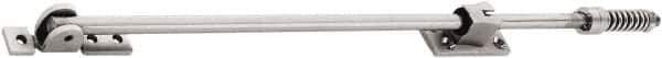 GLYNN-JOHNSON - 39" OAL x 23-5/16" Wide, 195 Lb Capacity, Stainless Steel Lid Stay - Center, 1/2" Mounting Hole Diam, 110° Max Opening, Aluminum Satin Stainless Steel - Industrial Tool & Supply