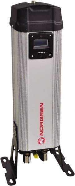 Norgren - 10 CFM at 100 psi Inlet, 8 CFM at 100 psi Outlet, Desiccant Air Dryer - 5/16" NPT Inlet/Outlet x 10.3" Long x 6.7" Wide x 25" High - Industrial Tool & Supply