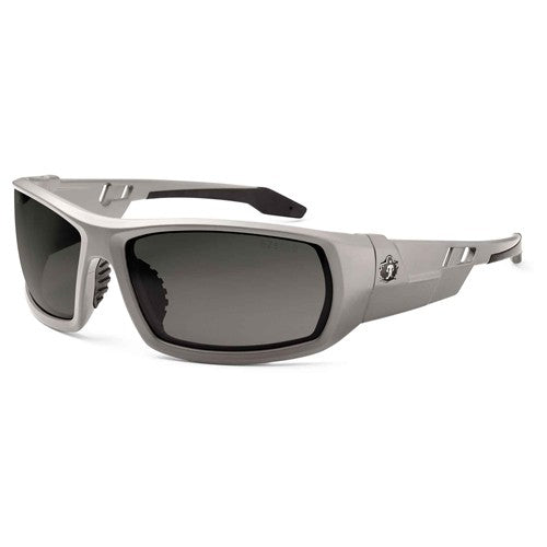 Odin Smoke Lens Matte Gray Safety Glasses - Industrial Tool & Supply