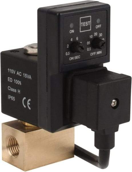 PRO-SOURCE - 1/2" Inlet, Electronic Condensate Drain Valve - 230 psi - Industrial Tool & Supply