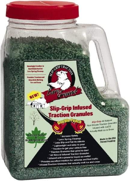 Bare Ground Solutions - 5 Lb Jug Calcium Chloride Granules - Effective to -20°F - Industrial Tool & Supply