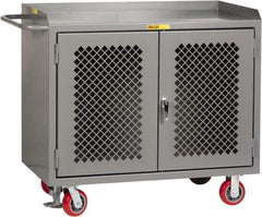 Little Giant - Mobile Service Workbench - Steel, Gray, 48" Long x 24" Deep x 41" High - Industrial Tool & Supply