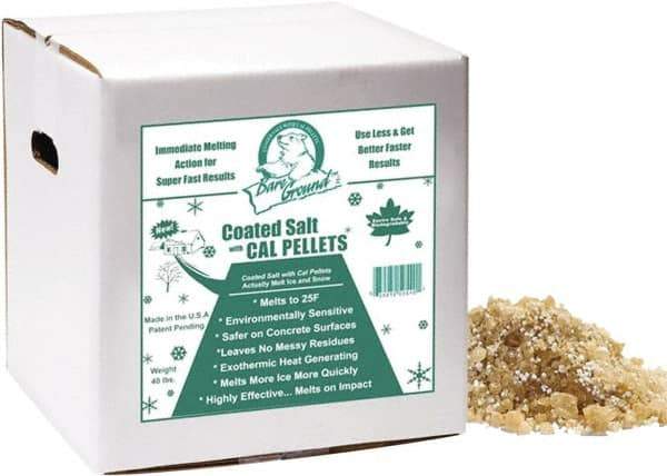 Bare Ground Solutions - 40 Lb Box Calcium Chloride Granules - Effective to -20°F - Industrial Tool & Supply