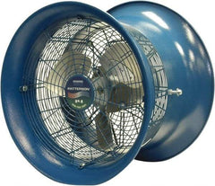 Patterson Fan - 14" Blade, 1/4 hp, 2,600 CFM, Industrial Circulation Fan - Suspension, 208-230/460 Volts, 1.5-1.4/.7 Amps, 1 Speed - Industrial Tool & Supply