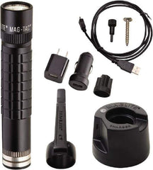 Mag-Lite - LED Bulb, Industrial/Tactical Flashlight - Black Aluminum Body, 1 Li-FeP04 Battery Included - Industrial Tool & Supply