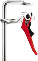 Bessey - 12" Capacity, 5-1/2" Throat Depth Steel (Profiled Rail) Bar Clamp - 1,200 Lb Clamping Pressure, 16" OAL - Industrial Tool & Supply