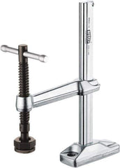 Bessey - 2,650 Lb Holding Capacity, 8-1/4" Max Opening Capacity, 2,650 Lb Clamping Pressure, Manual Hold Down Clamp - 7-1/2" Arm Length, 10" Clamp Length, 1-57/64" Clamp Width, 12-5/8" Clamp Height, Mounting Holes, Steel - Industrial Tool & Supply