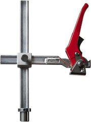 Bessey - 1,200 Lb Holding Capacity, 12" Max Opening Capacity, 1,200 Lb Clamping Pressure, Manual Hold Down Clamp - 11-1/8" Arm Length, 11" Clamp Length, 2-19/32" Clamp Width, 15-3/4" Clamp Height, 28mm Stud Mount, Steel - Industrial Tool & Supply