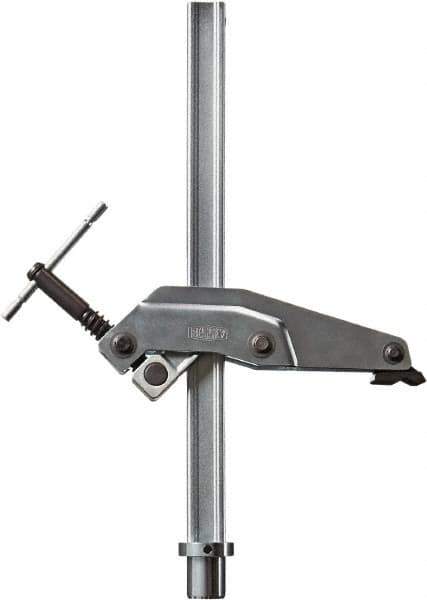 Bessey - 1100 Lb Holding Capacity, 12" Max Opening Capacity, 1100 Lb Clamping Pressure, Manual Hold Down Clamp - 6-7/8" Arm Length, 11-7/16" Clamp Length, 1-3/4" Clamp Width, 15-3/4" Clamp Height, 28mm Stud Mount, Steel - Industrial Tool & Supply