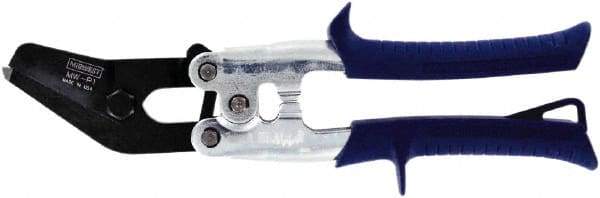 Midwest Snips - 1" Length of Cut, Straight Pattern Pipe & Duct Snip - 9-1/2" OAL, 24 AWG Steel Capacity - Industrial Tool & Supply