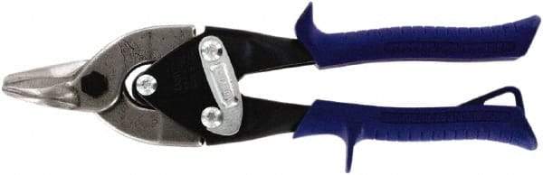 Midwest Snips - 7/8" Length of Cut, Straight Pattern Aviation Snip - 9" OAL, 16 AWG Steel Capacity - Industrial Tool & Supply