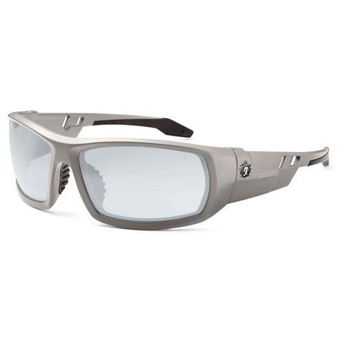 Odin In/Outdoor Lens Matte Gray Safety Glasses - Industrial Tool & Supply