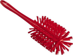 Vikan - 3-1/2" Diam Polyester Bottle Brush - 17" OAL, 6-1/4" Head Length, Polypropylene Handle - Industrial Tool & Supply