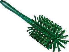 Vikan - 3-1/2" Diam Polyester Bottle Brush - 17" OAL, 6-1/4" Head Length, Polypropylene Handle - Industrial Tool & Supply