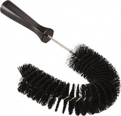 Vikan - 2-1/4" Diam Polyester Hook Brush - 15-1/2" OAL, 6-1/2" Head Length, Polypropylene Handle - Industrial Tool & Supply