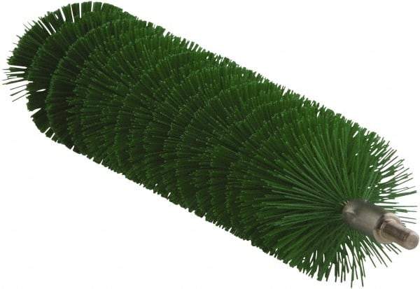Vikan - 1.6" Diam Polyester Tube Brush - 8" OAL, Stainless Steel Handle - Industrial Tool & Supply