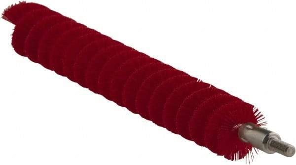 Vikan - 0.8" Diam Polyester Tube Brush - 7-1/2" OAL, 7" Head Length, Stainless Steel Handle - Industrial Tool & Supply