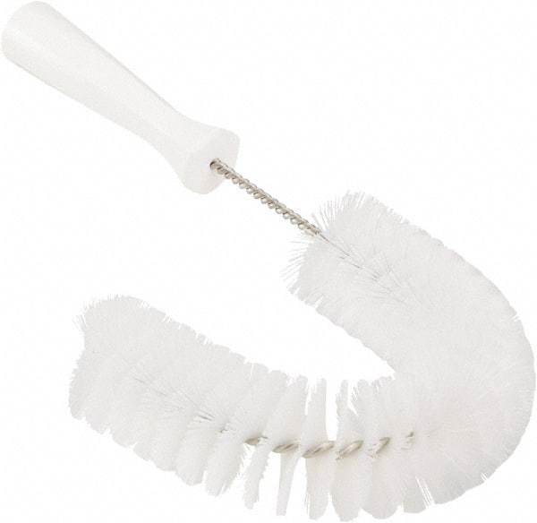 Vikan - 2-1/4" Diam Polyester Hook Brush - 15-1/2" OAL, 6-1/2" Head Length, Polypropylene Handle - Industrial Tool & Supply