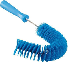 Vikan - 2-1/4" Diam Polyester Hook Brush - 15-1/2" OAL, 6-1/2" Head Length, Polypropylene Handle - Industrial Tool & Supply