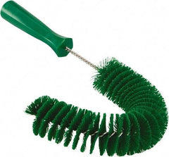 Vikan - 2-1/4" Diam Polyester Hook Brush - 15-1/2" OAL, 6-1/2" Head Length, Polypropylene Handle - Industrial Tool & Supply