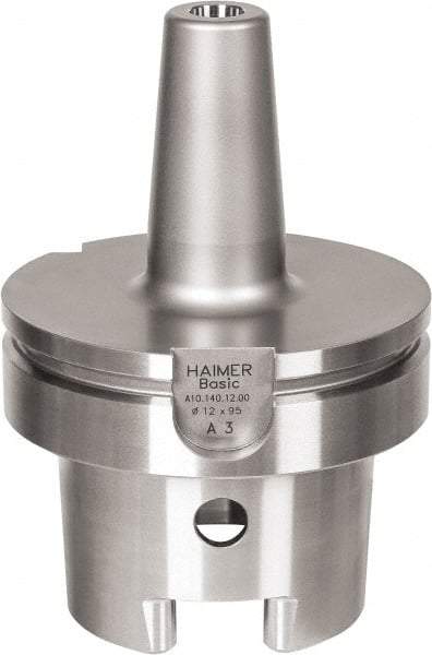 HAIMER - 6mm Hole Diam, HSK100A Taper Shank Shrink Fit Tool Holder & Adapter - 3" Projection, 21mm Nose Diam, 36mm Clamping Depth, 25,000 RPM - Exact Industrial Supply