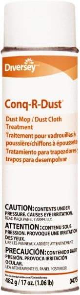 Diversey - Aerosol Dust Mop Treatment - Use on Asphalt, Cement, Concrete, Ceramic, Cork, Laminates, Finished Wood, Linoleum, Vinyl, Terrazzo, Vinyl Composite Tile (VCT) - Industrial Tool & Supply