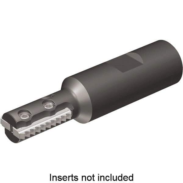 Kennametal - 0.53" Cut Diam, 1.02" Max Depth of Cut, 3/4" Shank Diam, Indexable Thread Mill - Insert Style TM24, 24mm Insert Size, 1 Insert, Toolholder Style TM24, 3.27" OAL - Industrial Tool & Supply