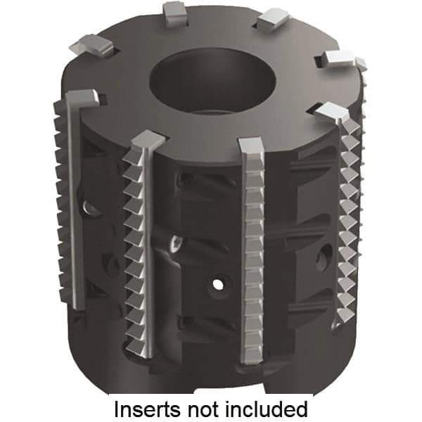 Kennametal - 1.538" Cut Diam, 1.26" Max Depth of Cut, 1/2" Arbor Hole Diam, Indexable Thread Mill - Insert Style TM25, 25mm Insert Size, 5 Inserts, Toolholder Style TMST25, 1.26" OAL - Industrial Tool & Supply