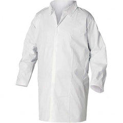 KleenGuard - Pack of (30) Size M White Lab Coat - Industrial Tool & Supply