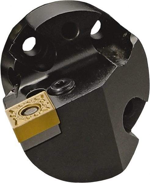 Kyocera - CN.M Insert Style, 41mm OAL, Replaceable Boring Bar Head - 1.9685" Shank Diam, 95° Lead Angle, Through Coolant, Series HA - Industrial Tool & Supply