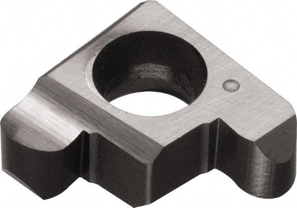 Kyocera - 200GE B Grade PR1025, 2mm Cutting Width Carbide Grooving Insert - 2.2mm Max Depth of Cut, Right Hand, 1mm Corner Radius, TiCN Finish - Industrial Tool & Supply
