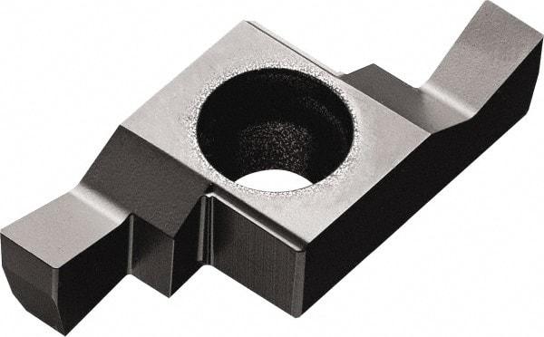 Kyocera - 100GE E Grade PR1225, 1mm Cutting Width Carbide Grooving Insert - 2.5mm Max Depth of Cut, Left Hand, 0.05mm Corner Radius, Megacoat Finish - Industrial Tool & Supply