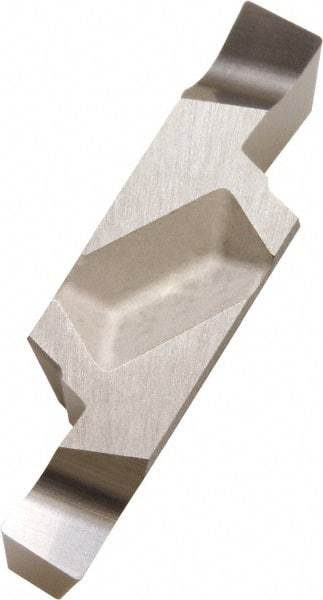 Kyocera - 350GVF C Grade KW10, 3.5mm Cutting Width Carbide Grooving Insert - 6.8mm Max Depth of Cut, Left Hand, 0.4mm Corner Radius, WC/Co Finish - Industrial Tool & Supply