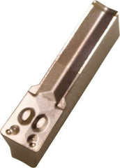 Kyocera - 30-03FMM Grade TN90, 3mm Cutting Width Cermet Grooving Insert - 0.3mm Corner Radius, TiCN/NbC Finish - Industrial Tool & Supply