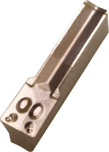 Kyocera - 60-04FMM Grade KW10, 6mm Cutting Width Carbide Grooving Insert - 0.4mm Corner Radius, WC/Co Finish - Industrial Tool & Supply