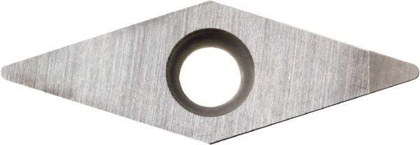 Kyocera - VBGW331 Grade KBN525 CBN Turning Insert - Uncoated, 35° Diamond, 3/8" Inscr Circle, 3/16" Thick, 1/64" Corner Radius - Industrial Tool & Supply