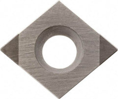 Kyocera - CCMW21.50.5 Grade KBN525 CBN Turning Insert - Uncoated, 80° Diamond, 1/4" Inscr Circle, 3/32" Thick, 0.008" Corner Radius - Industrial Tool & Supply