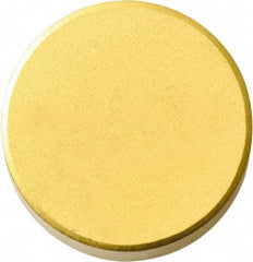 Kyocera - RNM42 Grade KBN900 CBN Turning Insert - TiN Finish, Round, 1/2" Inscr Circle, 1/8" Thick - Industrial Tool & Supply