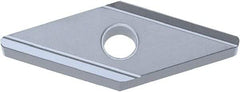 Kyocera - VNGG330.5 Grade PV720 Cermet Turning Insert - TiCN (Megacoat Nano) Finish, 35° Diamond, 3/8" Inscr Circle, 3/16" Thick, 0.008" Corner Radius - Industrial Tool & Supply