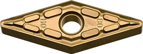 Kyocera - VNMG331 MQ Grade SW05 Carbide Turning Insert - Uncoated, 35° Diamond, 3/8" Inscr Circle, 3/16" Thick, 1/64" Corner Radius - Industrial Tool & Supply