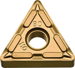 Kyocera - TNMG331 MQ Grade CA6515 Carbide Turning Insert - TiCN/Al2O3/TiN Finish, 60° Triangle, 3/8" Inscr Circle, 3/16" Thick, 1/64" Corner Radius - Industrial Tool & Supply