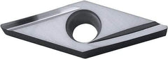 Kyocera - VBGT220.2 Y Grade PR1225 Carbide Turning Insert - Megacoat Finish, 35° Diamond, 1/4" Inscr Circle, 1/8" Thick, 0.004" Corner Radius - Industrial Tool & Supply