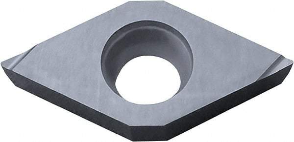 Kyocera - DCGT32.50.5 F Grade PR930 Carbide Turning Insert - TiCN Finish, 55° Diamond, 3/8" Inscr Circle, 5/32" Thick, 0.008" Corner Radius - Industrial Tool & Supply
