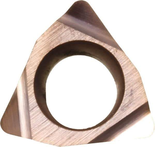 Kyocera - WBGT1.51.50.5 F Grade KW10 Carbide Turning Insert - Uncoated, 80° Trigon, 3/16" Inscr Circle, 3/32" Thick, 0.008" Corner Radius - Industrial Tool & Supply