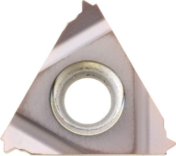 Kyocera - 16EL External Left Hand ISO Laydown Threading Insert - Grade PR1115, TiAlN Coated Carbide, 9.53mm Inscribed Circle - Industrial Tool & Supply